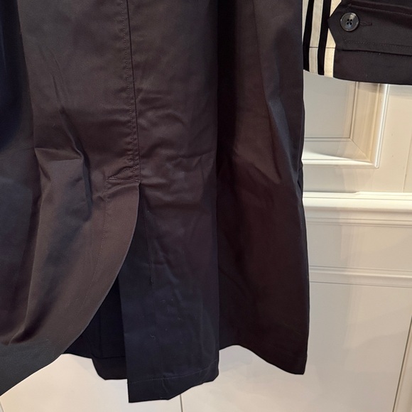 NWT Adidas | Black Long Trench Coat - Medium but VERY oversized like Large - Picture 11 of 17
